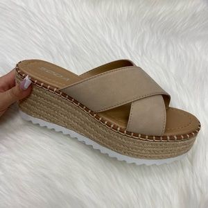Criss Cross Espadrille Sandals
